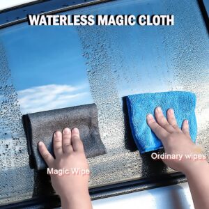 ANOXA Thickened Magic Cleaning Cloth, Reusable Microfiber Glass Cleaning Cloths, 30X30 CM Lint-Free Cleaning Cloth Streak-Free Miracle Cloth for Tea Towels, Cars, Window, Mirror...