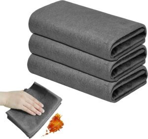 ANOXA Thickened Magic Cleaning Cloth, Reusable Microfiber Glass Cleaning Cloths, 30X30 CM Lint-Free Cleaning Cloth Streak-Free Miracle Cloth for Tea Towels, Cars, Window, Mirror...