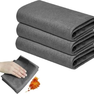 ANOXA Thickened Magic Cleaning Cloth, Reusable Microfiber Glass Cleaning Cloths, 30X30 CM Lint-Free Cleaning Cloth Streak-Free Miracle Cloth for Tea Towels, Cars, Window, Mirror...