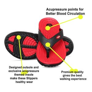 Aqualite Extra Soft Acupressure | Comfortable & Lightweight | All Day Wear Acupressure Slipper| Women's & Girl's Slippers |