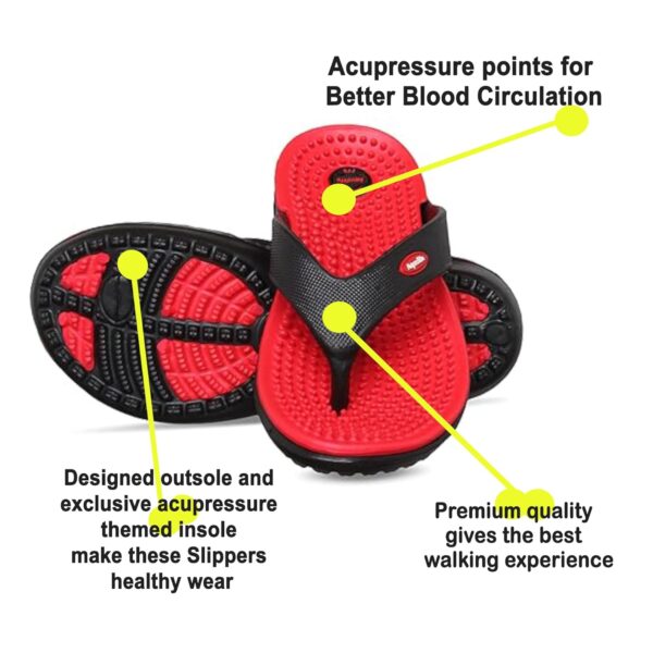 Aqualite Extra Soft Acupressure | Comfortable & Lightweight | All Day Wear Acupressure Slipper| Women's & Girl's Slippers |