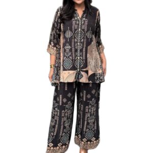 Asmeriyo Women Co-Ord Set || Women 2 Pic Stylish Kurta Set (104-A-B)