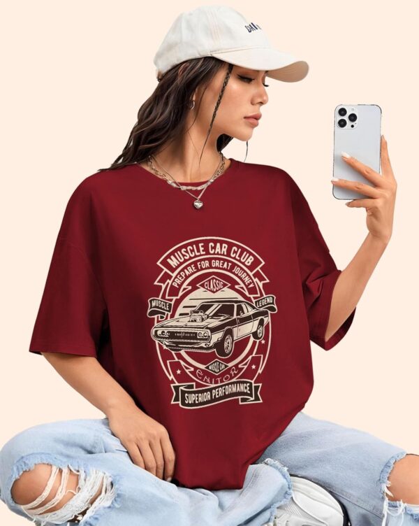 AUSK Oversized T-Shirts Womens || Printed Tshirt for Women