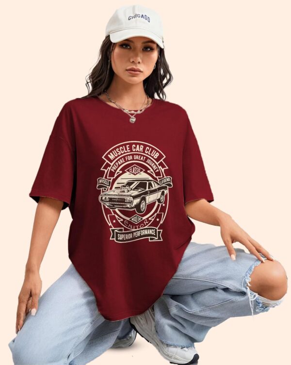 AUSK Oversized T-Shirts Womens || Printed Tshirt for Women