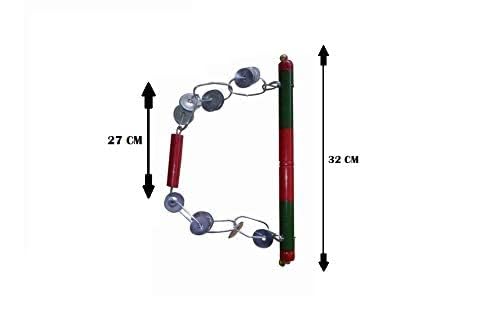 Aywal Lezim Dance Musical Equipment For Independence Day/Republic Day/Ganesh Visarjan (Pack Of 1)