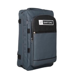 Baritone Case with Laptop Compartment for DJ Controller, Padded Cover Compatible with Pioneer DDJ-FLX4/DDJ-REV1/DDJ-400/DDJ-SB3/DDJ-RB/Roland DJ-202 Grey Bag