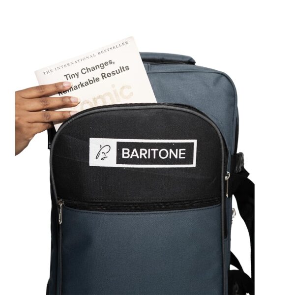 Baritone Case with Laptop Compartment for DJ Controller, Padded Cover Compatible with Pioneer DDJ-FLX4/DDJ-REV1/DDJ-400/DDJ-SB3/DDJ-RB/Roland DJ-202 Grey Bag