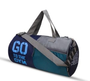 Basic Duffle Polyester Bag for Men & Women, Gym Bags, Adjustable Shoulder Strap, Side Mesh Pocket, Gym Duffle Bag, Capacity-25 litres