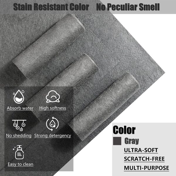 BELOXY 2 Pack Thickened Magic Cleaning Cloth, 2025 New Reusable Microfiber Glass Cleaning Cloths, 30X30 CM Lint-Free Cleaning Cloth Streak-Free Miracle Cloth for Tea Towels,...
