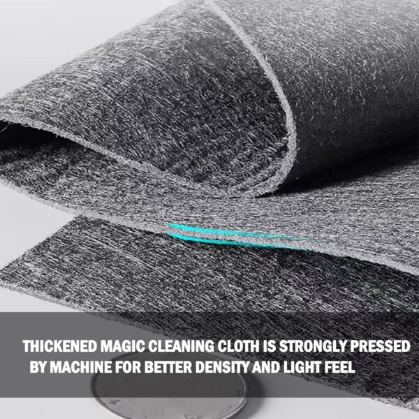 BELOXY 2 Pack Thickened Magic Cleaning Cloth, 2025 New Reusable Microfiber Glass Cleaning Cloths, 30X30 CM Lint-Free Cleaning Cloth Streak-Free Miracle Cloth for Tea Towels,...