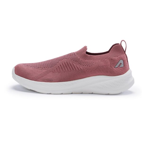 Boldfit Breathable Slip-On Women Walking Shoes with Knit Upper, Memory Foam Insole & Lightweight Eva Sole for All-Day Comfort Slip On Shoes Woman