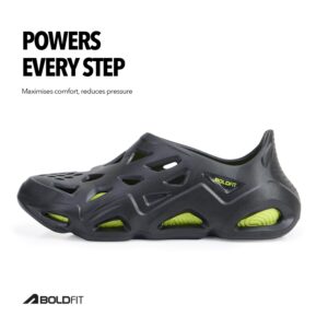 Boldfit Clogs for Man Soft Eva Clog Slipons for Men Lightweight Clogs for Men Comfortable Slip On Waterproof & Anti Skid Everyday Wear Casual Mules for Mens Clog for Boys- Dripz