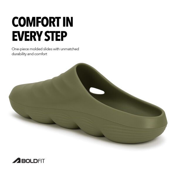 Boldfit Slippers for Man, One-Piece Eva Sliders, Flip Flops & Chappal for Men, Soft Cushioned Footbed, Quick-Dry Design, Water-Resistant & Crack-Resistant Everyday Comfort Footwear