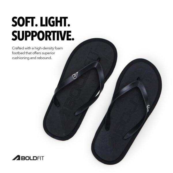 Boldfit Slippers for Man, One-Piece Eva Sliders, Flip Flops & Chappal for Men, Soft Cushioned Footbed, Quick-Dry Design, Water-Resistant & Crack-Resistant Everyday Comfort...
