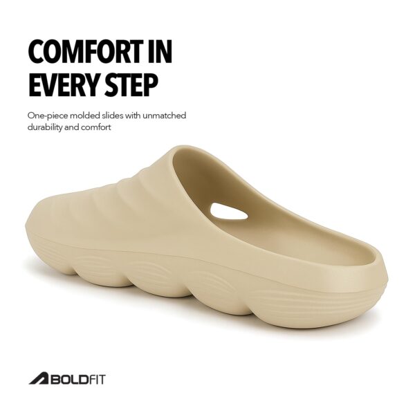 Boldfit Slippers for Man, One-Piece Eva Sliders, Flip Flops & Chappal for Men, Soft Cushioned Footbed, Quick-Dry Design, Water-Resistant & Crack-Resistant Everyday Comfort Footwear