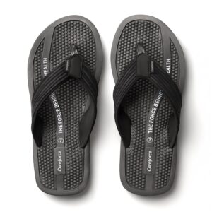 Careforce Ortho Slippers for Men Daily Use, Soft EVA Cushioned Flip Flops & Sliders with Arch Support, Anti-Slip, Lightweight & Stylish Chappal for Daily Wear