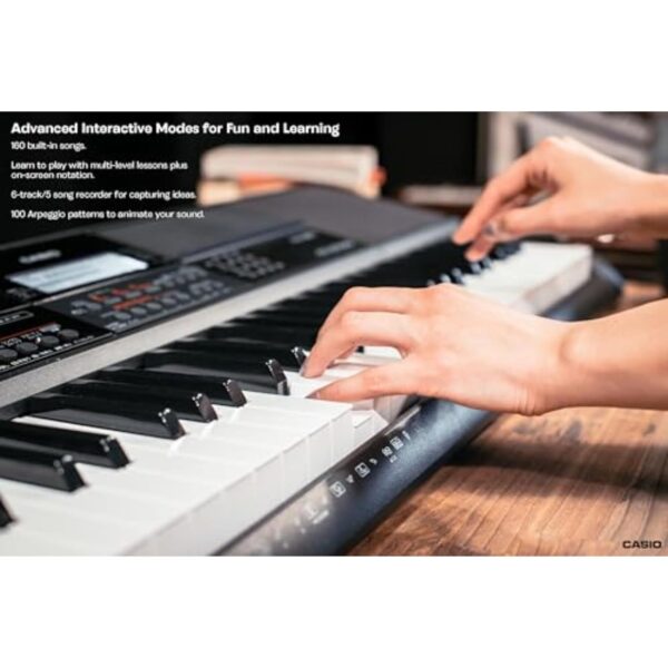 Casio CT-X700 61-Key Portable Keyboard, Black