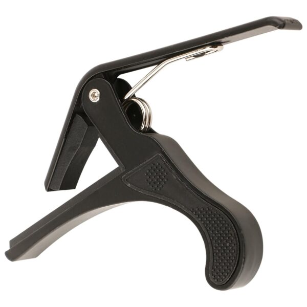 CERLINK Guitar Capo Metal One Handed Trigger Guitars Capotastos Quick Change for Ukulele, Electric and Acoustic Guitars (Black)