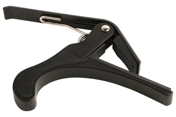 CERLINK Guitar Capo Metal One Handed Trigger Guitars Capotastos Quick Change for Ukulele, Electric and Acoustic Guitars (Black)