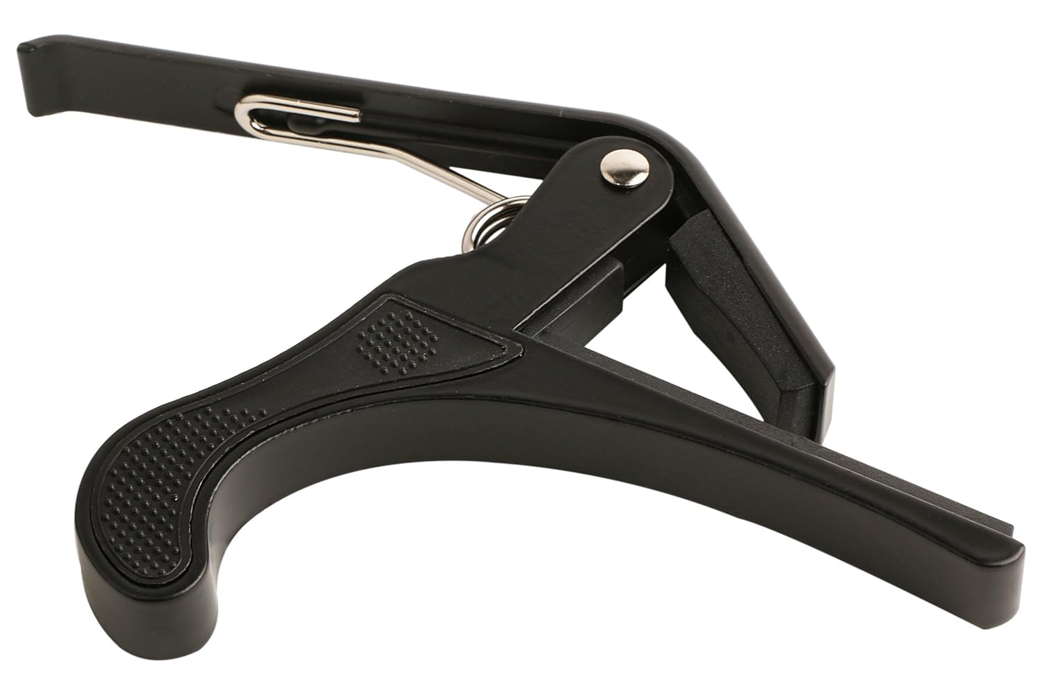 CERLINK Guitar Capo Metal One Handed Trigger Guitars Capotastos Quick Change for Ukulele, Electric and Acoustic Guitars (Black)