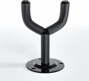 CERLINK Guitar Wall Hanger, Guitar Wall Mount, Guitar Hanger Wall Hook Stand Rack for Acoustic | Electric | Bass Guitar | Banjo | Mandolin, Guitars Accessories (Pack of-2)