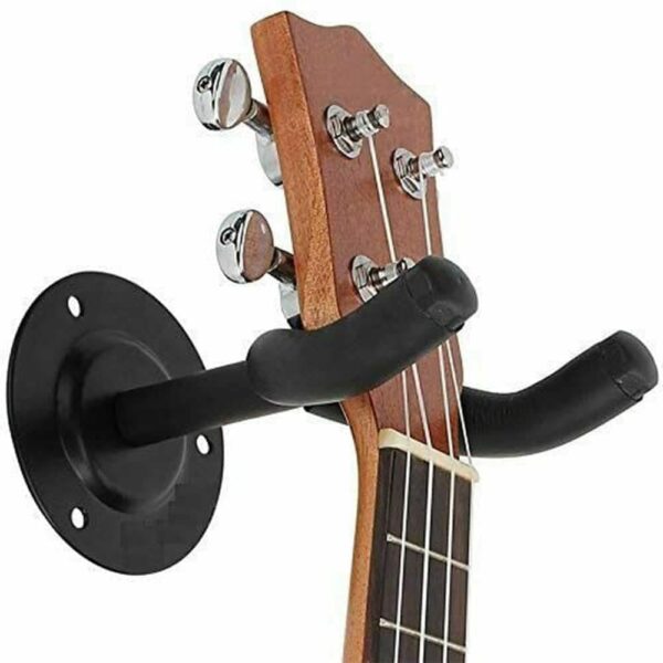 CERLINK Guitar Wall Hanger, Guitar Wall Mount, Guitar Hanger Wall Hook Stand Rack for Acoustic | Electric | Bass Guitar | Banjo | Mandolin, Guitars Accessories (Pack of-2)