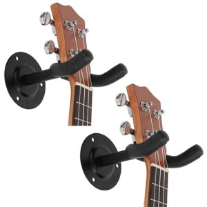 CERLINK Guitar Wall Hanger, Guitar Wall Mount, Guitar Hanger Wall Hook Stand Rack for Acoustic | Electric | Bass Guitar | Banjo | Mandolin, Guitars Accessories (Pack of-2)