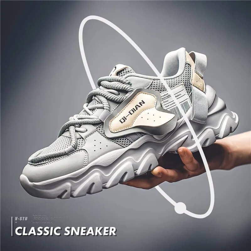 Cruiser Sneaker for Men | Lightweight & Comfortable | Stylish Lace-Up Casual Footwear with Cushioned Insole | Perfect for Versatile Outfits (2648)
