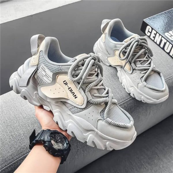 Cruiser Sneaker for Men | Lightweight & Comfortable | Stylish Lace-Up Casual Footwear with Cushioned Insole | Perfect for Versatile Outfits (2648)