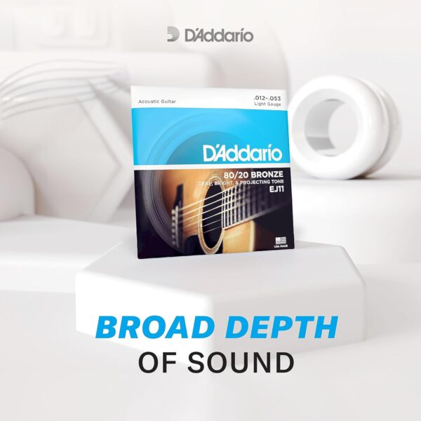 D'Addario EJ10 Bronze Acoustic 10-47 Extra Light Guitar Strings