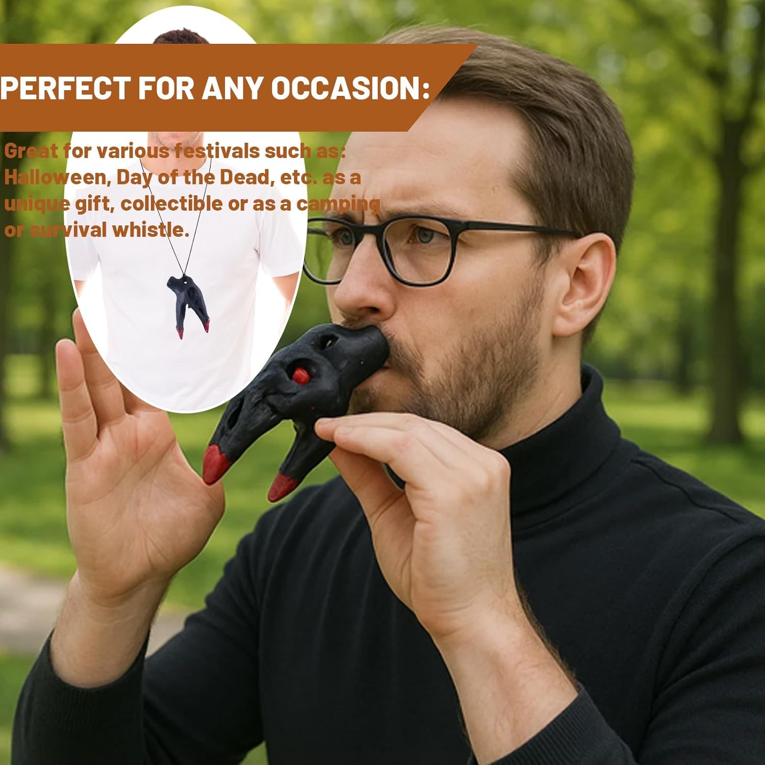 Death Whistles, Clay Bird Water Whistle, Crow Whistle Attract Crows - Unique Handcrafted Sound Effects for Outdoor Enthusiasts & Collectors, Perfect for Ancient Ritual Reenactments