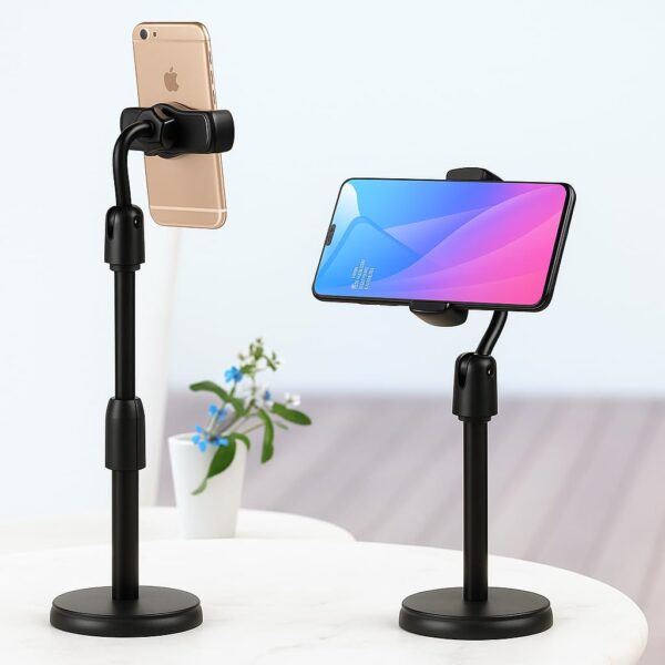 Desktop Microphone Stand Height and Angels Adjustable for Desk Mic Stand Holder, Table Microphone Holder Hold Up to 3.3Lbs Suitable for Podiums, Meeting Rooms, etc (Desktop Mic...