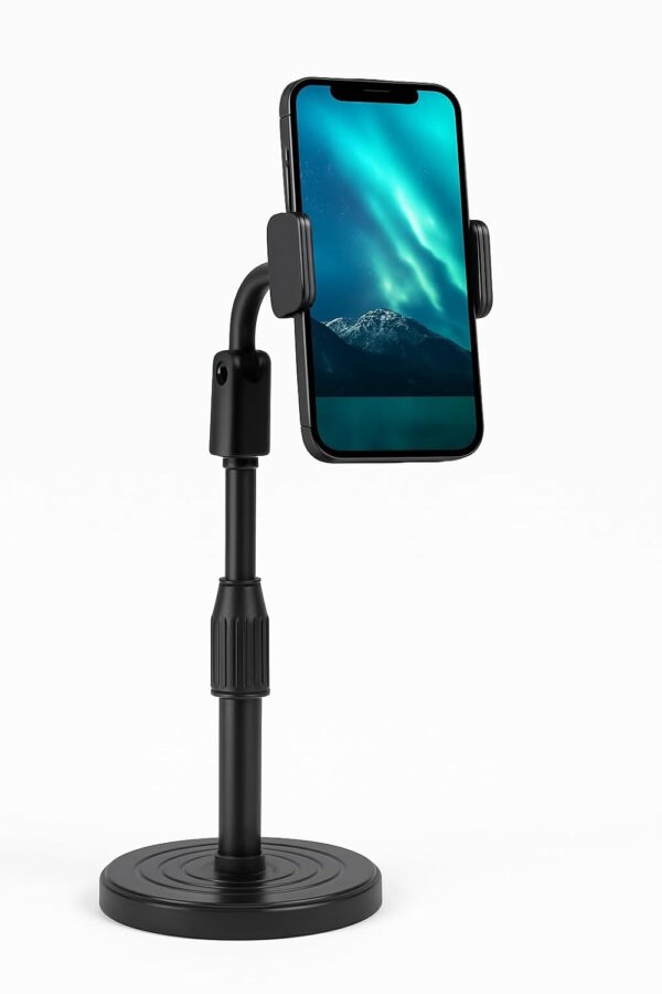 Desktop Microphone Stand Height and Angels Adjustable for Desk Mic Stand Holder, Table Microphone Holder Hold Up to 3.3Lbs Suitable for Podiums, Meeting Rooms, etc (Desktop Mic...