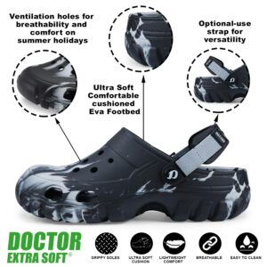 DOCTOR EXTRA SOFT Men's Classic Camo Casual Sports Clogs/Sandals with Adjustable Back Strap for Adult| Comfortable & Lightweight| Stylish & Anti-Skid| Waterproof & Everyday Use...