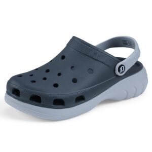 DOCTOR EXTRA SOFT Men's Double Color Comfy Casual Sports Clogs/Sandals with Adjustable Back Strap for Adult| Comfortable & Lightweight| Stylish & Anti-Skid|Waterproof Daily Use...