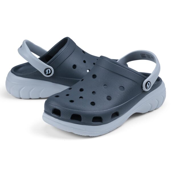 DOCTOR EXTRA SOFT Men's Double Color Comfy Casual Sports Clogs/Sandals with Adjustable Back Strap for Adult| Comfortable & Lightweight| Stylish & Anti-Skid|Waterproof Daily Use...