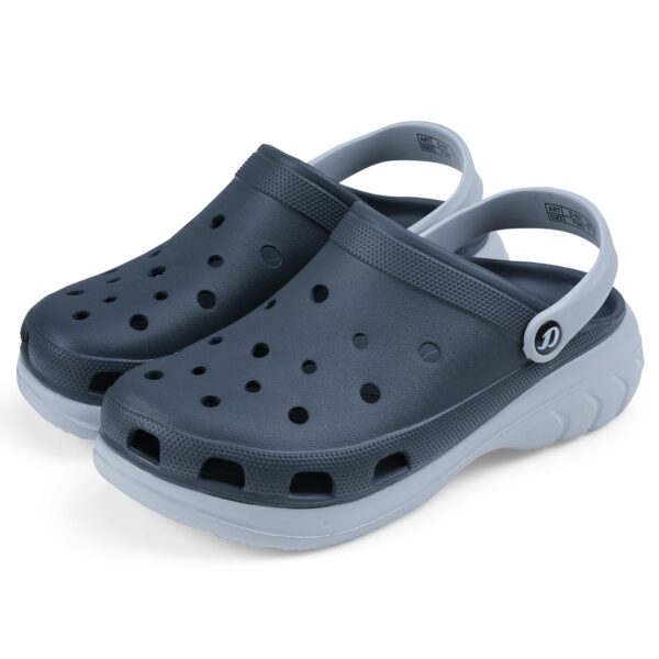 DOCTOR EXTRA SOFT Men's Double Color Comfy Casual Sports Clogs/Sandals with Adjustable Back Strap for Adult| Comfortable & Lightweight| Stylish & Anti-Skid|Waterproof Daily Use...