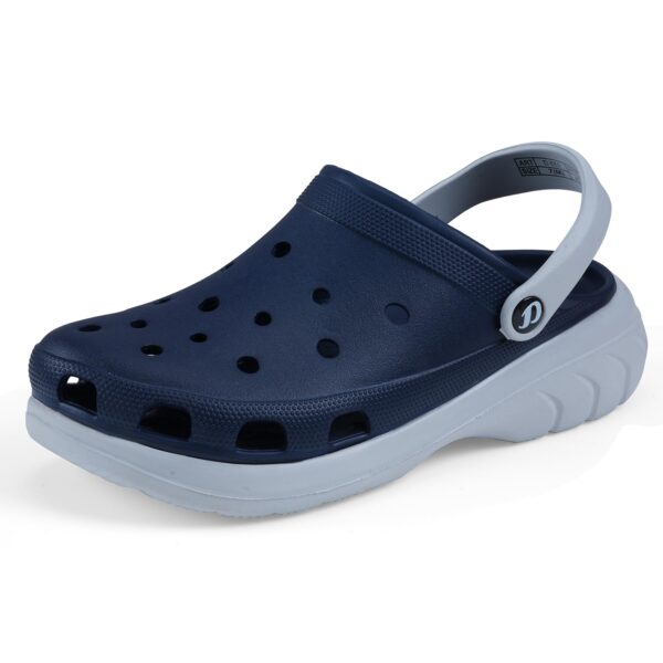 DOCTOR EXTRA SOFT Men's Double Color Comfy Casual Sports Clogs/Sandals with Adjustable Back Strap for Adult| Comfortable & Lightweight| Stylish & Anti-Skid|Waterproof Daily Use...