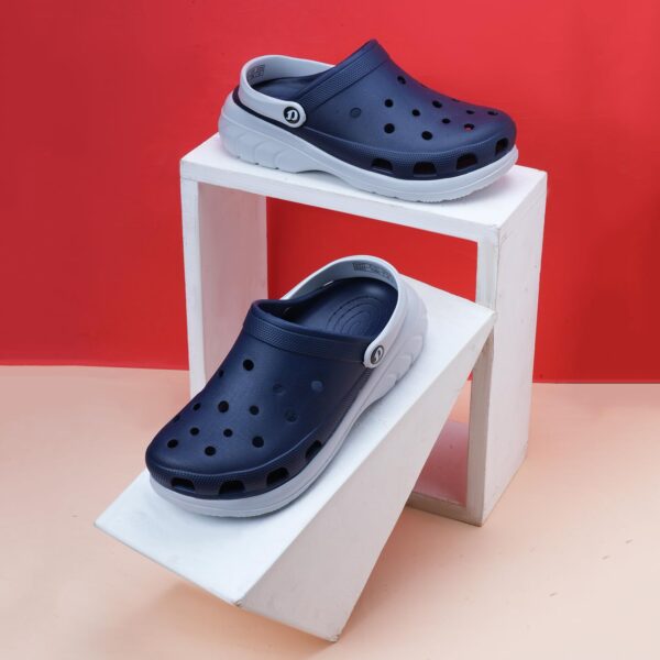 DOCTOR EXTRA SOFT Men's Double Color Comfy Casual Sports Clogs/Sandals with Adjustable Back Strap for Adult| Comfortable & Lightweight| Stylish & Anti-Skid|Waterproof Daily Use...