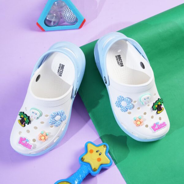 DOCTOR EXTRA SOFT Women's Classic & Premium Casual Clogs/Sandals with Cute Charms for Adult | Comfortable & Lightweight| Stylish & Anti-Skid | Waterproof Everyday Cushion...
