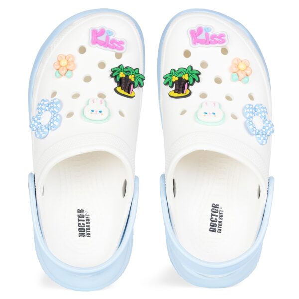DOCTOR EXTRA SOFT Women's Classic & Premium Casual Clogs/Sandals with Cute Charms for Adult | Comfortable & Lightweight| Stylish & Anti-Skid | Waterproof Everyday Cushion...