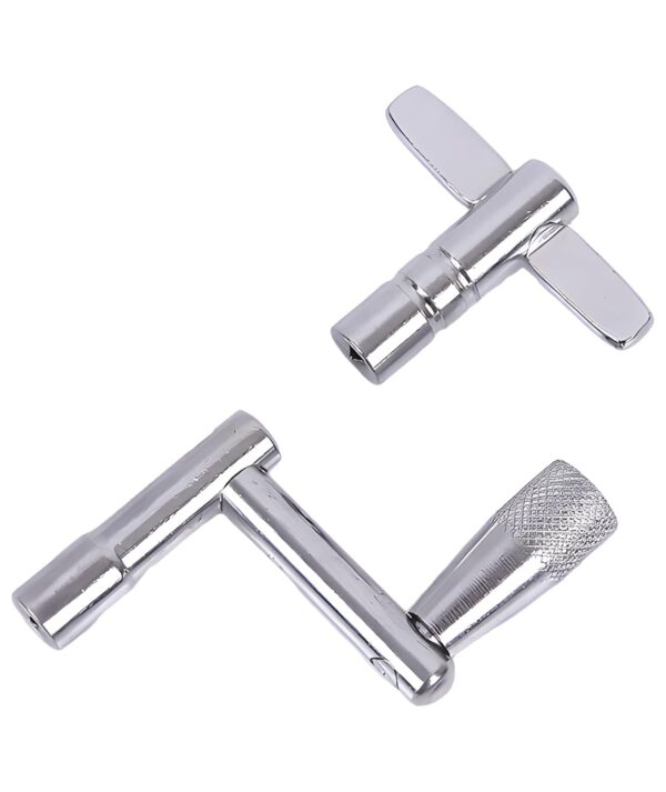 Drum Key, Metal Drill Key with T-Shape and Z-Shape Design, Drum Hardware for Drum Tuning and Maintenance, Essential Drum Accessories for Snare Drum and Tom Drum