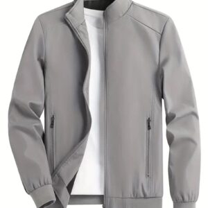 EAGLESTAR Men's Polyester Standard Length Bomber Jacket