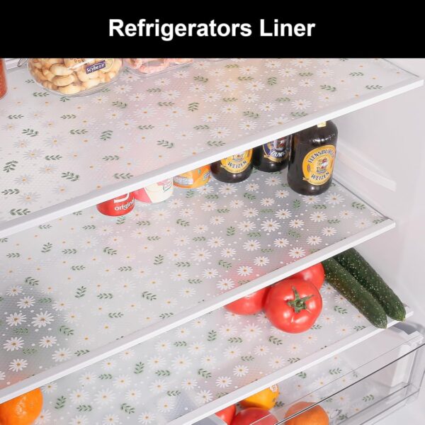 ESPERO Fridge Mats, Kitchen Mat EVA Food Grade Multipurpose Washable Anti Slip Mat/Sheet for Fridge, Shelf Liners for Kitchen Shelves, Table, Kitchen Drawer mat - 300 x 45 cm...