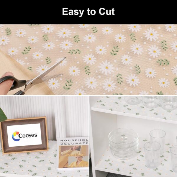 ESPERO Fridge Mats, Kitchen Mat EVA Food Grade Multipurpose Washable Anti Slip Mat/Sheet for Fridge, Shelf Liners for Kitchen Shelves, Table, Kitchen Drawer mat - 300 x 45 cm...