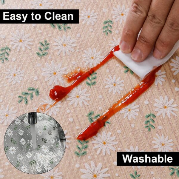 ESPERO Fridge Mats, Kitchen Mat EVA Food Grade Multipurpose Washable Anti Slip Mat/Sheet for Fridge, Shelf Liners for Kitchen Shelves, Table, Kitchen Drawer mat - 300 x 45 cm...