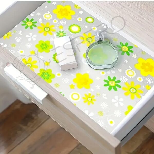 ESPERO Fridge Mats, Kitchen Mat EVA Food Grade Multipurpose Washable Anti Slip Mat/Sheet for Fridge, Shelf Liners for Kitchen Shelves, Table, Kitchen Drawer mat - 300 x 45 cm...