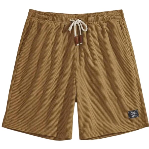 FABRIPPLE Men’s Slim Fit Knitted Short for Summer | Stretchable Fabric | Breathable & Lightweight | Casual Lounge Short with Elastic Waistband & Drawstring