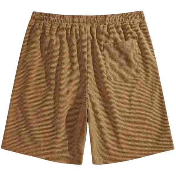FABRIPPLE Men’s Slim Fit Knitted Short for Summer | Stretchable Fabric | Breathable & Lightweight | Casual Lounge Short with Elastic Waistband & Drawstring