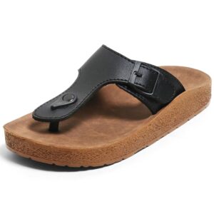FOOT UP Men’s Orthopedic Comfort Sandals | Stylish Leather Casual Slippers with Cushioned Footbed, Arch Support & Anti-Slip Sole – Ideal for Everyday Wear, Office & Outdoor Use
